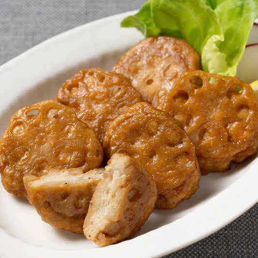 みつせ鶏レンコンはさみ焼き