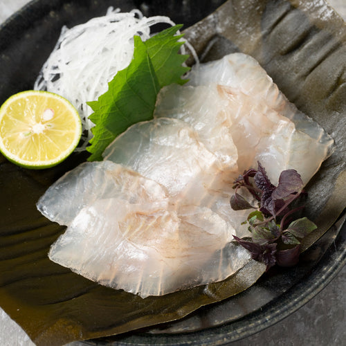 天然ひらめ昆布〆スライス